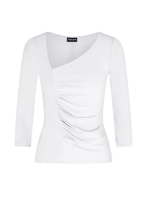 Sweater with asymmetrical neckline GIORGIO ARMANI | GW002155AF19844U1102